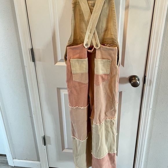 Women’s patchwork overalls - Picture 4 of 6